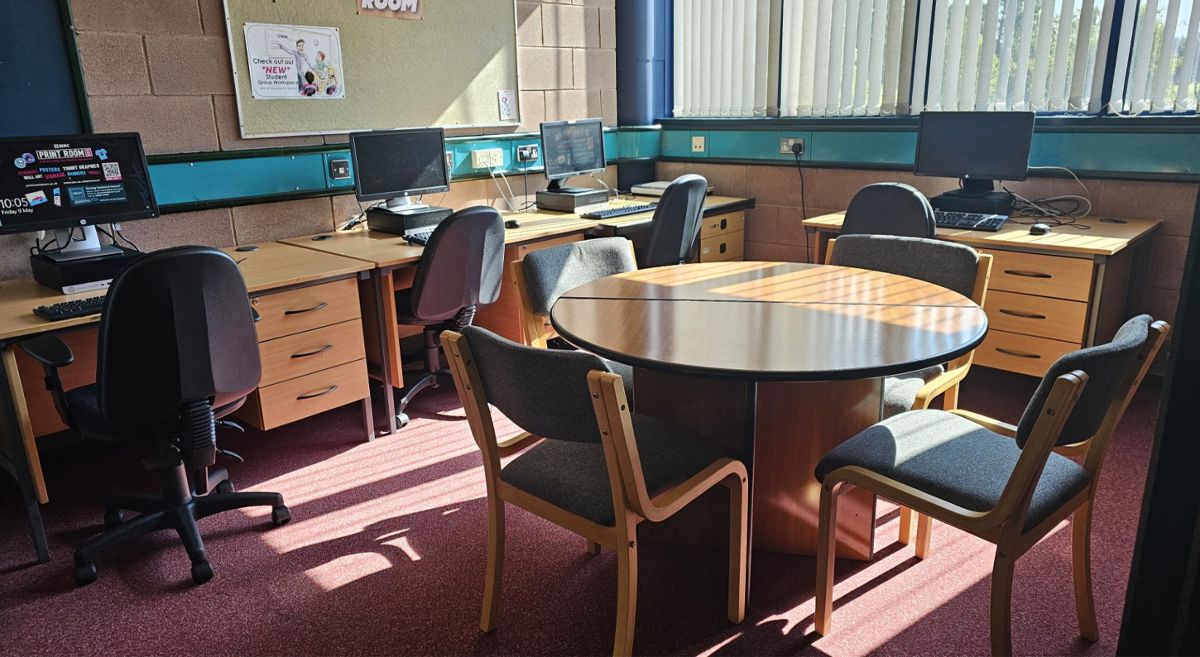 Picture of new Bangor LRC room